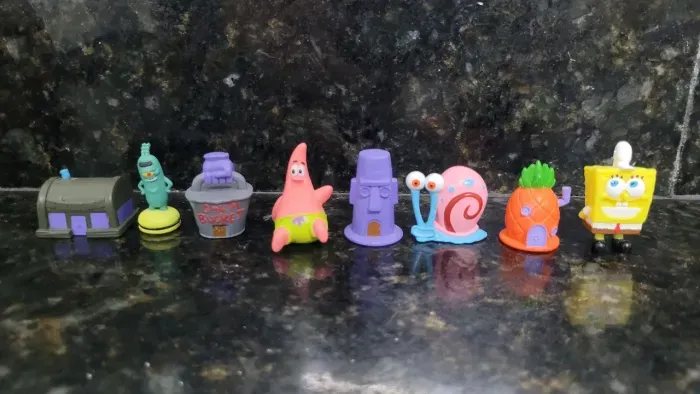 Coleção Bob Esponja Batavinho - 8 raros coloridos (novos)