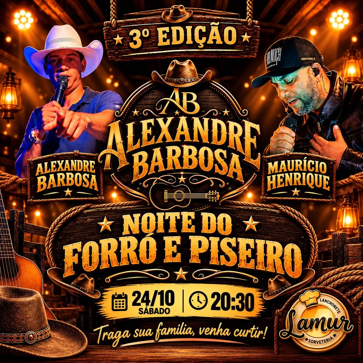 Show de Forró no Brejo Alegre – sábado, 24 de outubro