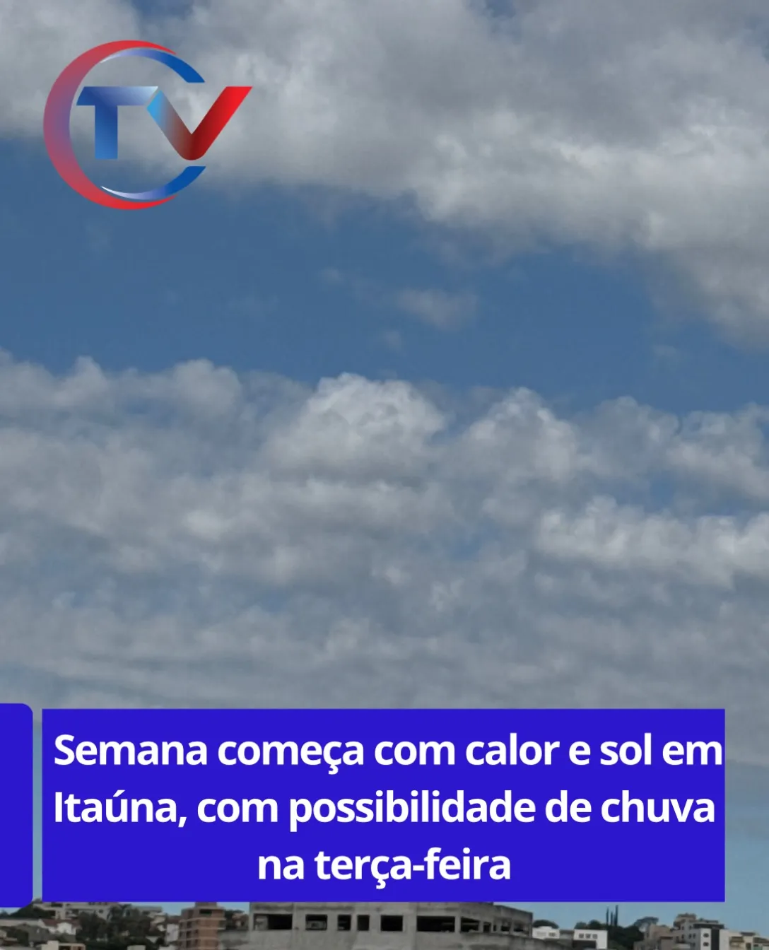 Previsão do tempo: semana de calor em Itaúna