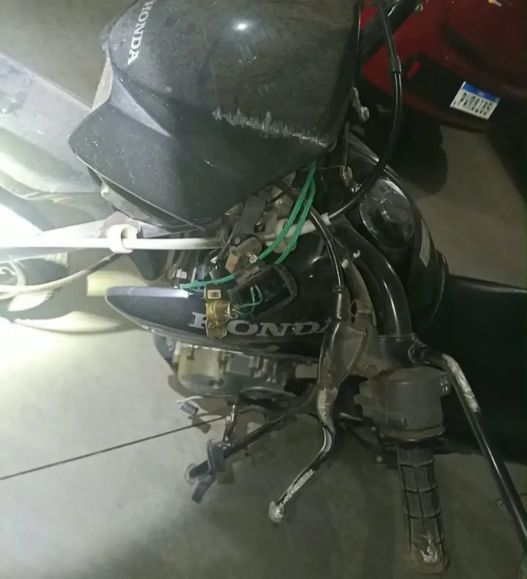 Motociclista ferido em acidente na MG-431