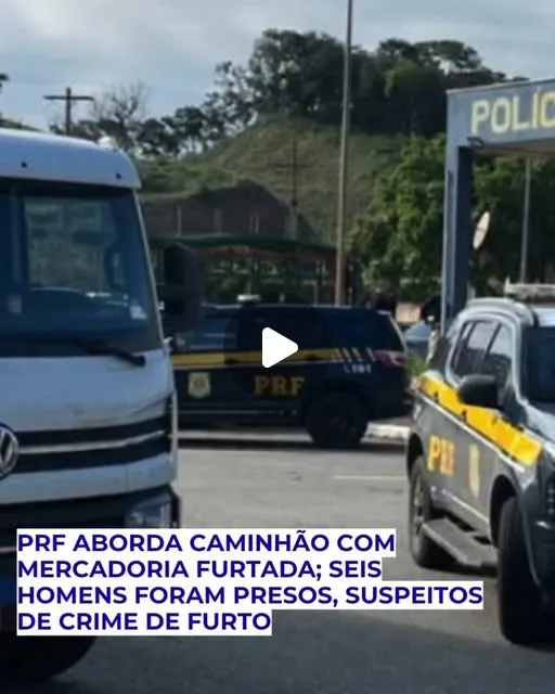 PRF prende seis homens com caminhão roubado em Juatuba