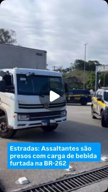 PRF prende seis homens com carga roubada na BR-262, em Juatuba