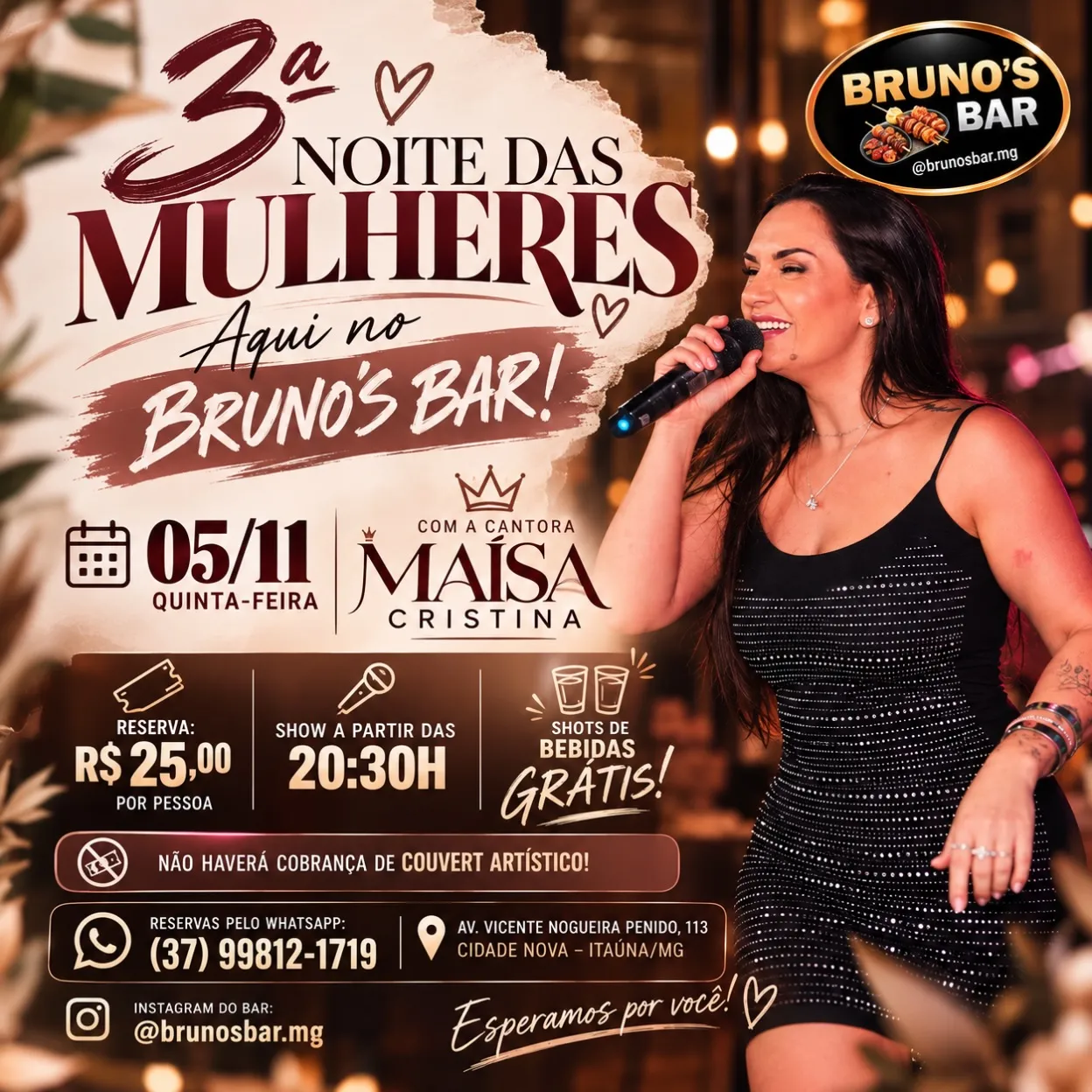 3ª Noite das Mulheres com Maísa Cristina