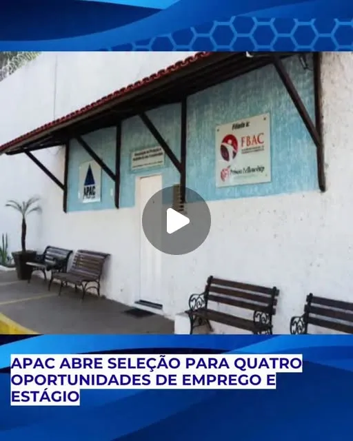 Apac abre seleção para 4 vagas de emprego e estágio