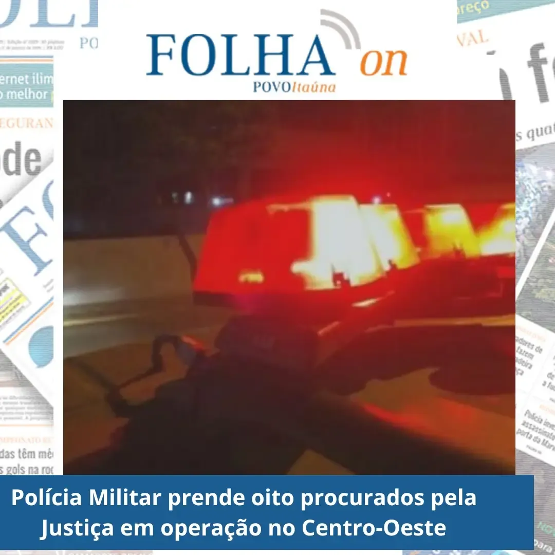 Operação de inteligência da PM prende oito pessoas na região