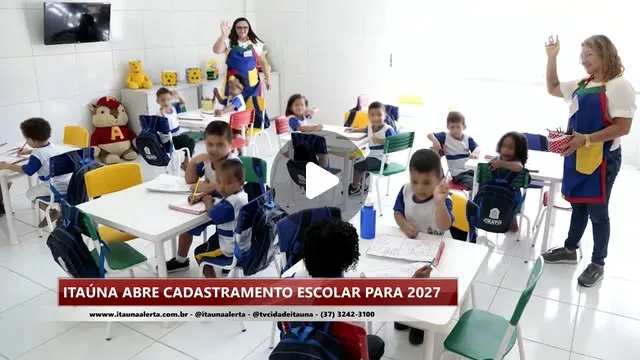 Abertura de cadastramento escolar para 2027