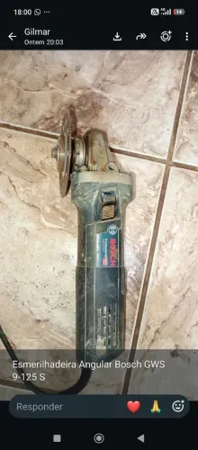 Esmerilhadeira Angular Bosch GWS 9-125 S