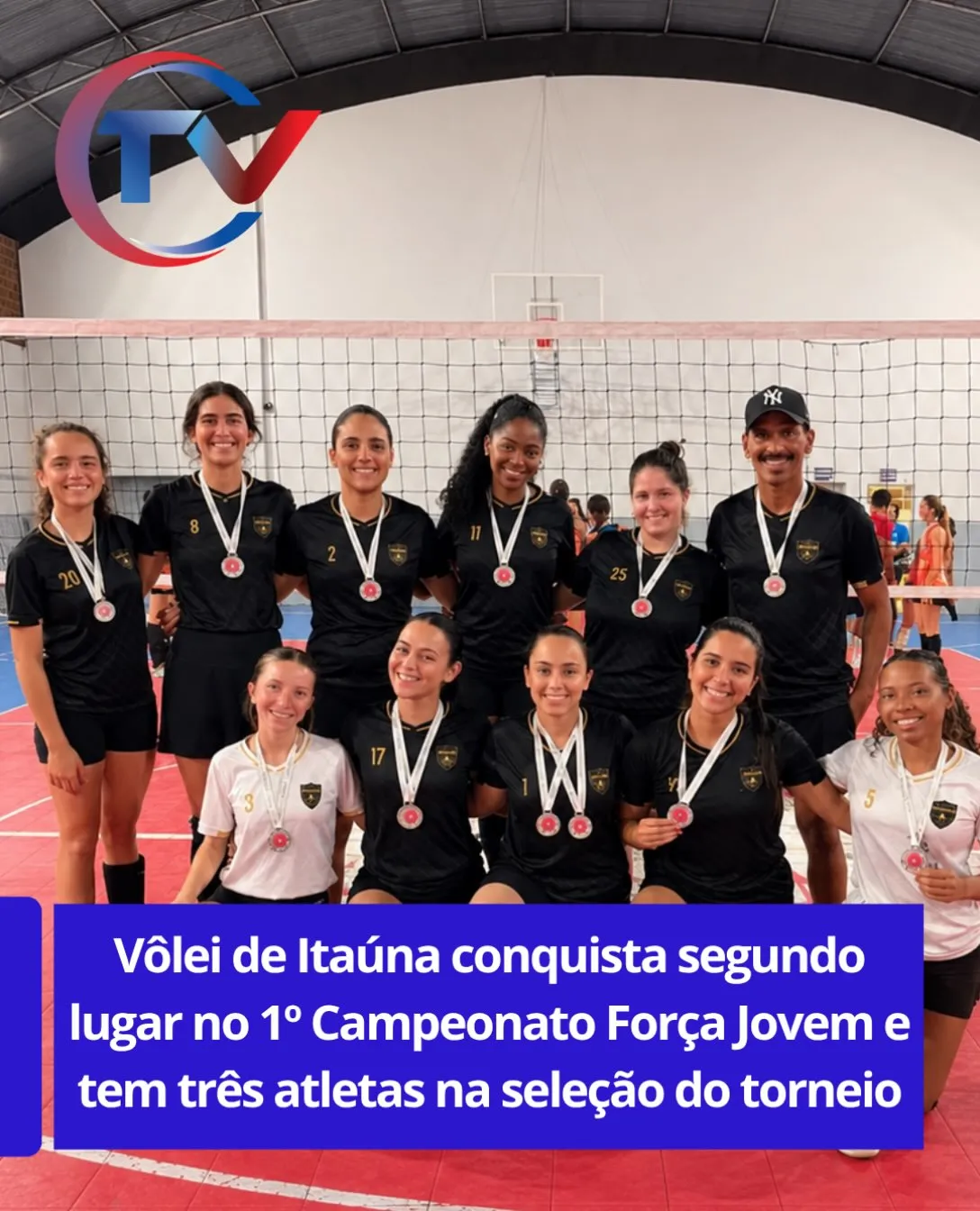 Vôlei feminino de Itaúna é vice-campeão em Pará de Minas