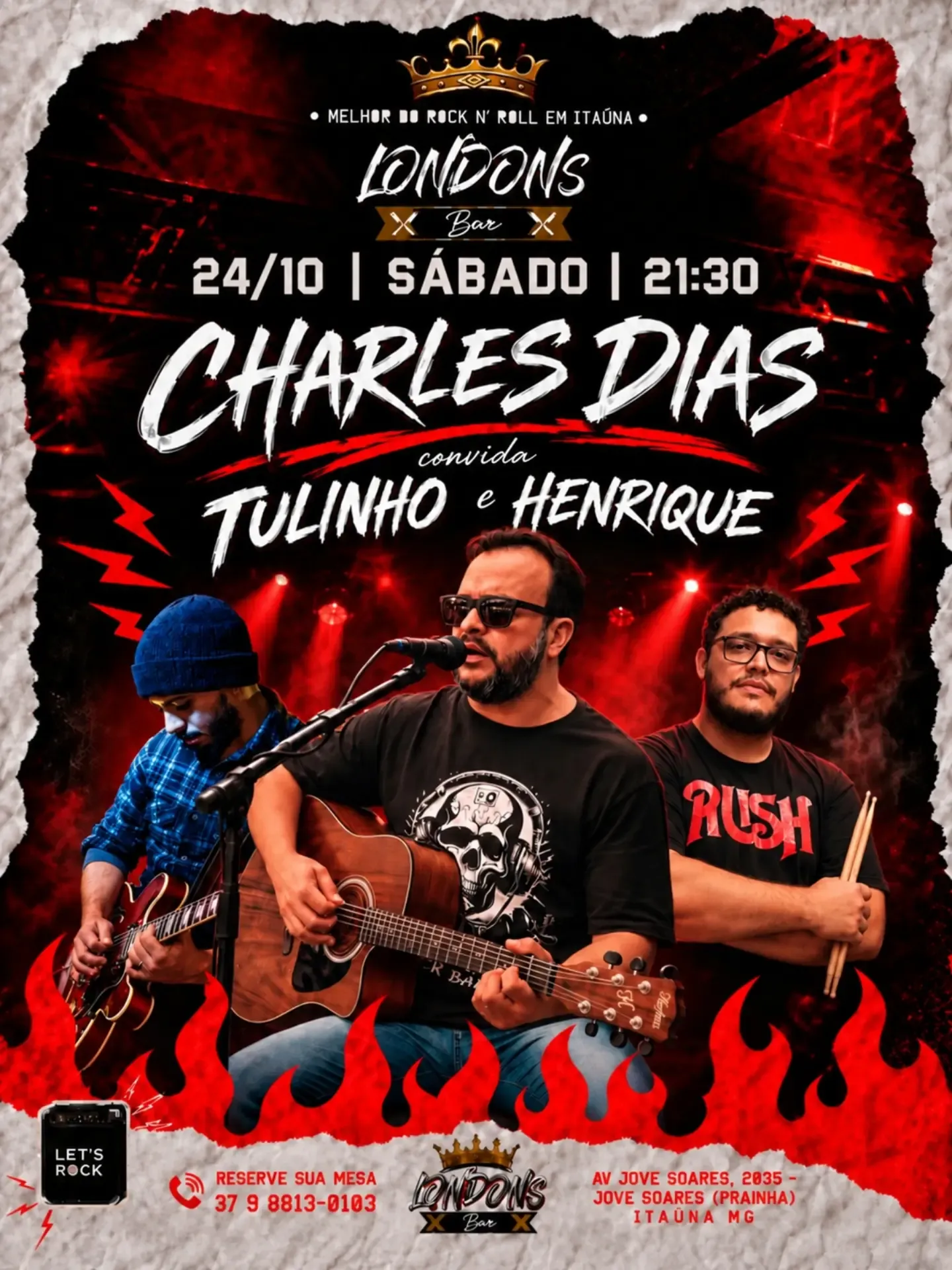 Show de Rock no London's Bar – Sábado, 24/10