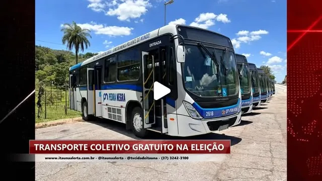 Transporte coletivo de Itaúna terá horários especiais no domingo de eleições