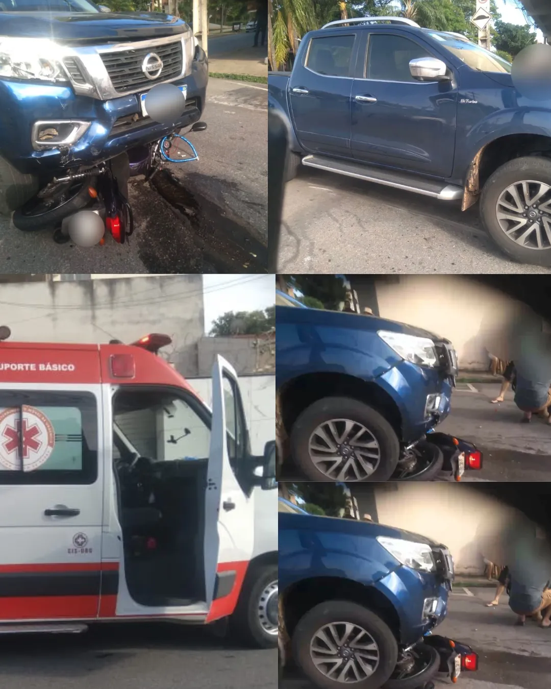 Acidente é registrado no bairro de Lourdes