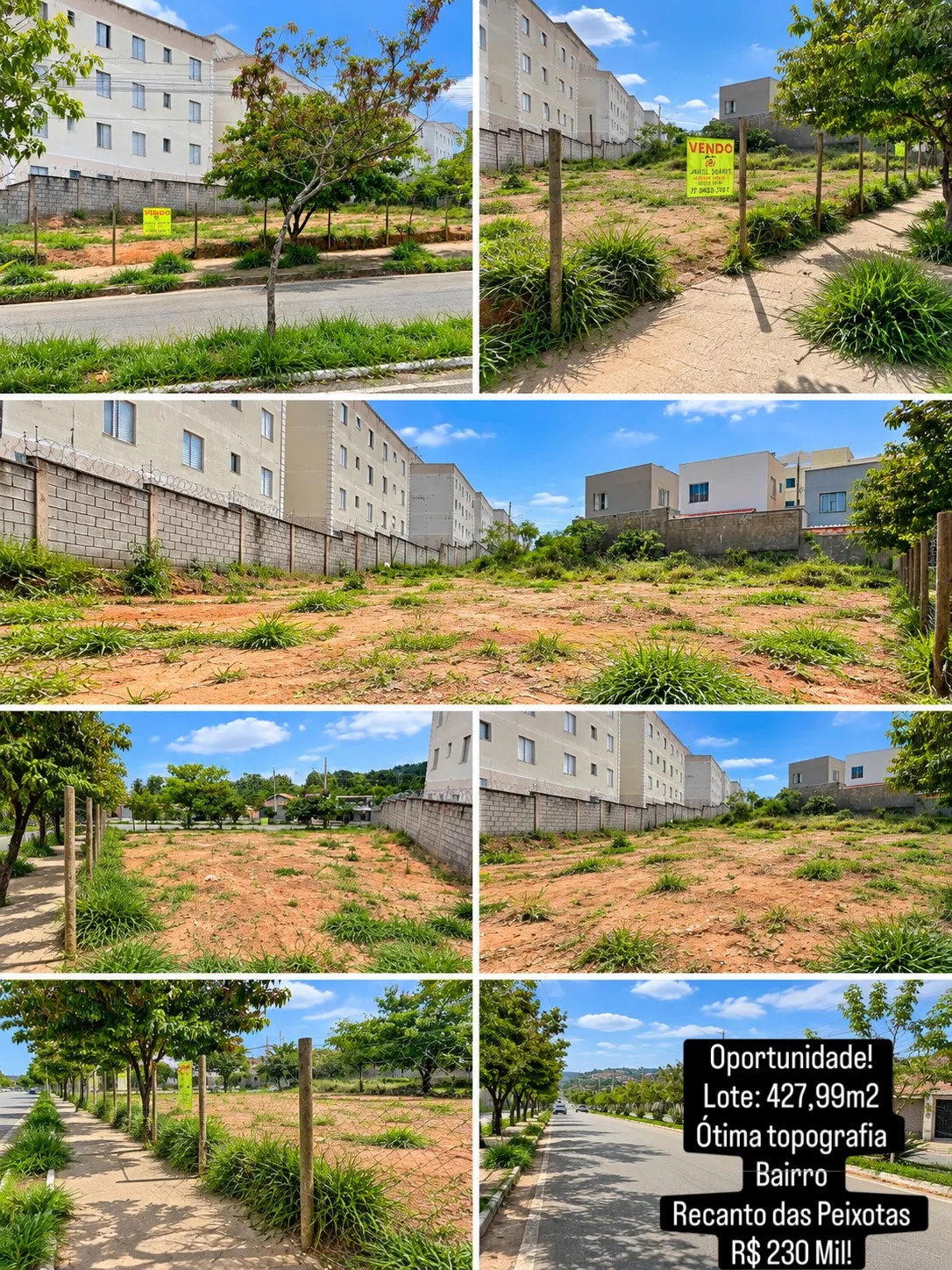 Lote 427 m² à venda no Recanto das Peixotas