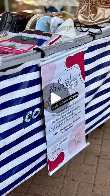 Feirart: artesanato e costura criativa na Praça da Matriz