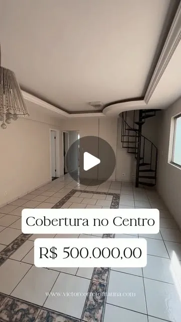 Cobertura 3 quartos à venda no Centro
