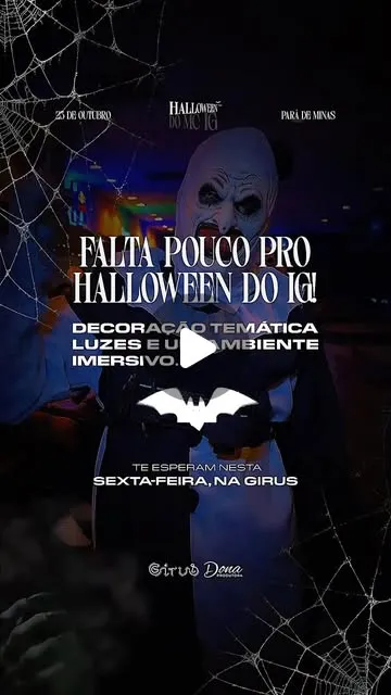 Halloween Girus com MC IG e Michel Frank nesta sexta