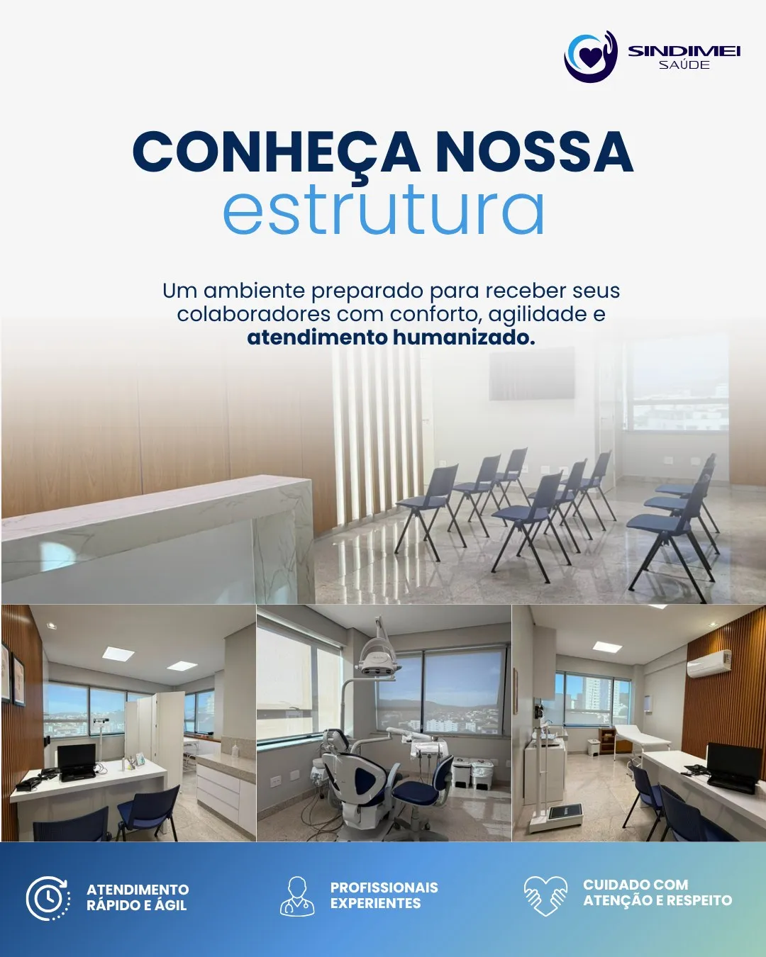 Clínica SINDIMEI Saúde: atendimento para empresas conveniadas