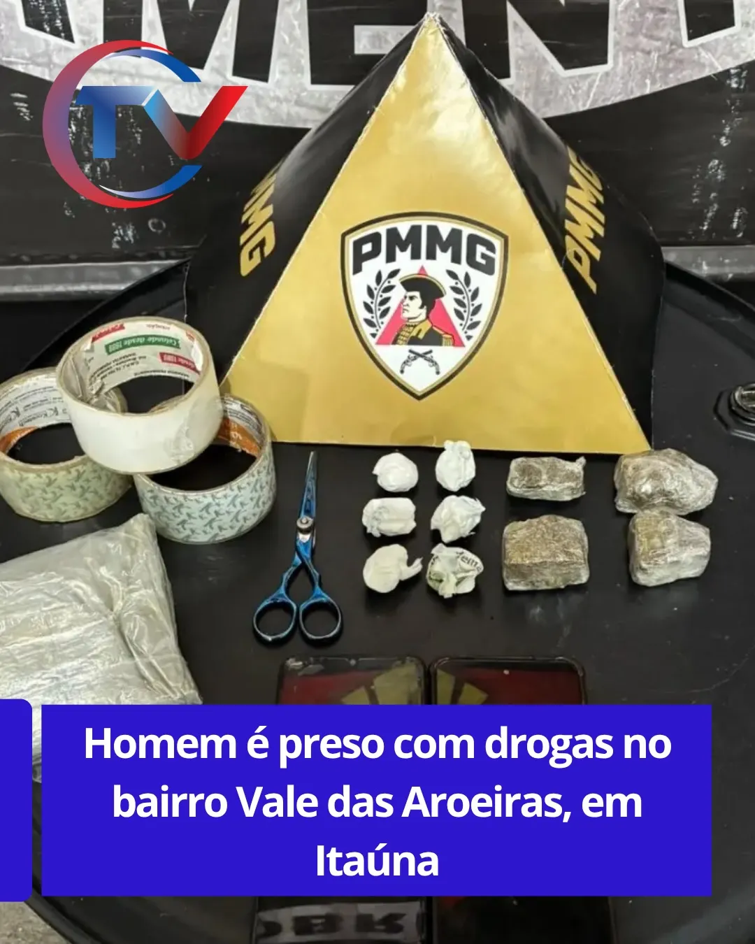 Homem de 28 anos preso por tráfico no Vale das Aroeiras