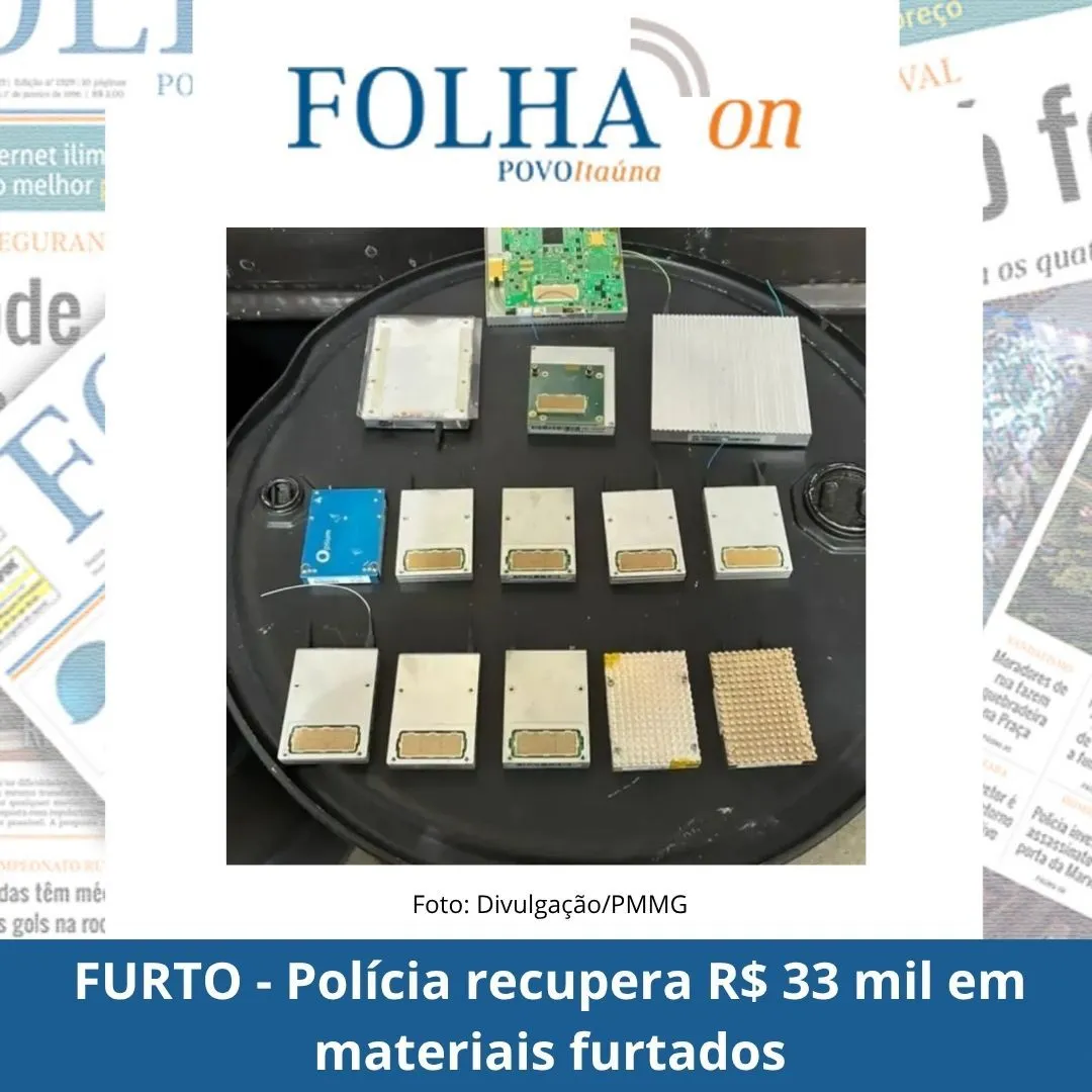 PM apreende R$ 33 mil em equipamentos de telecomunicações no Bairro de Lourdes