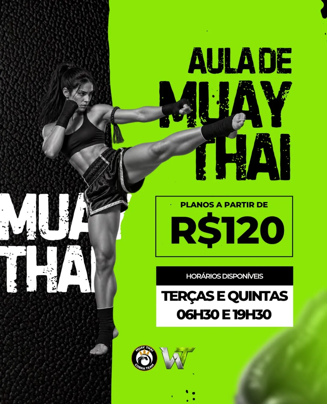 Aulas de Muay Thai na Wolf Team – Aeroporto