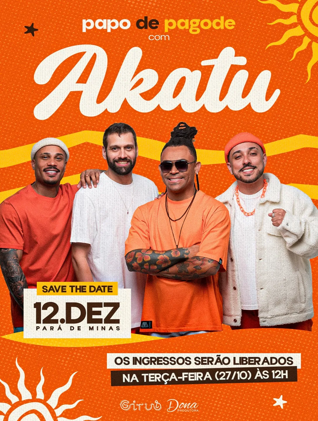 Papo de Pagode com Akatu – Pará de Minas, 12/12