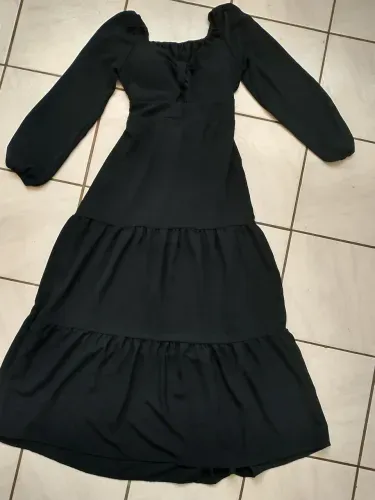 Vestido longo Preto Tamanho M