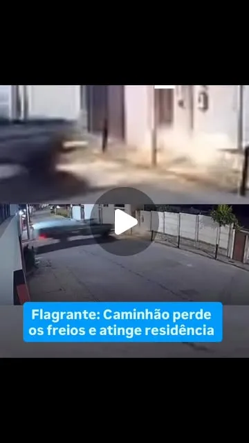 Caminhão invade residência no Bairro Dias, Itaguara