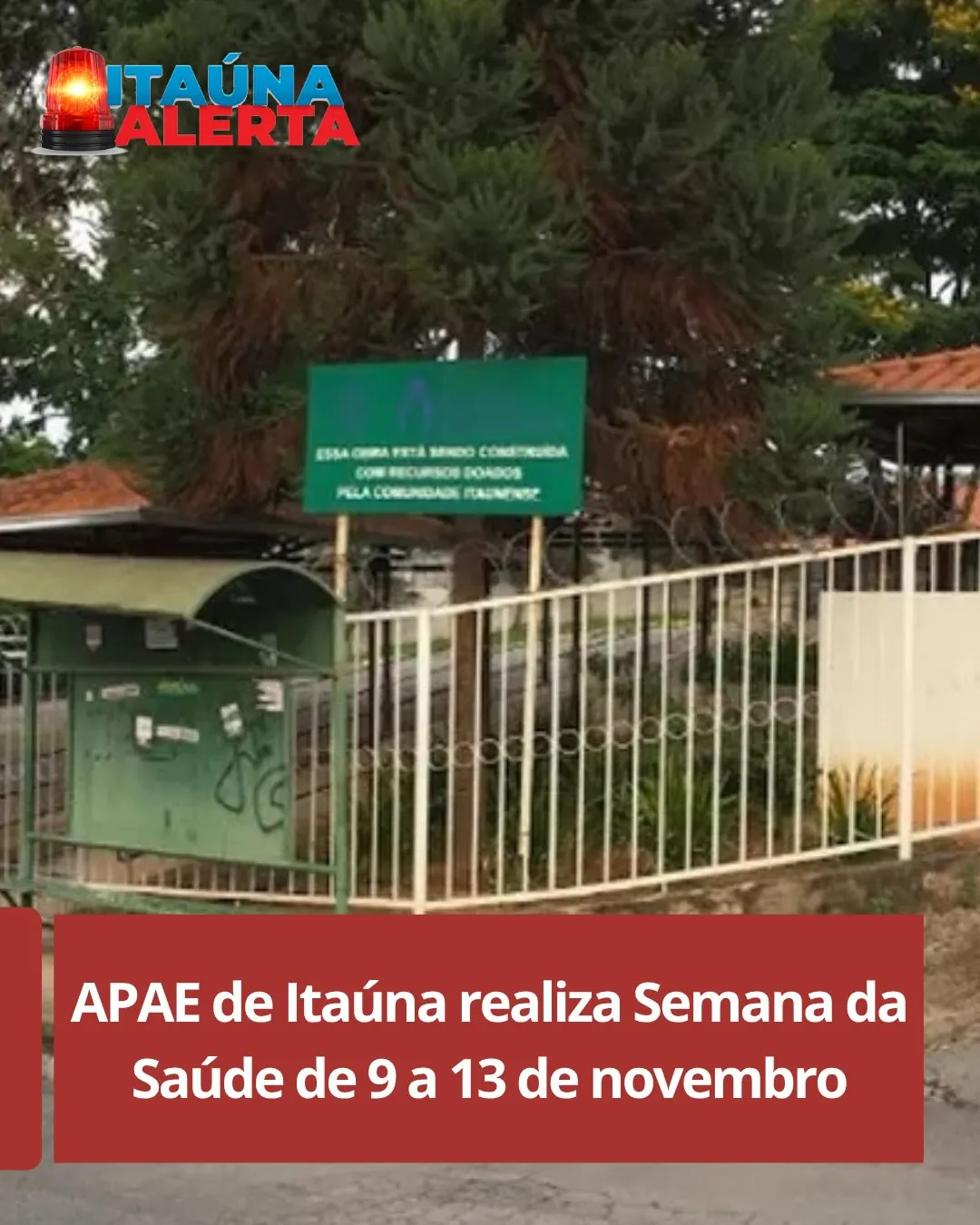 APAE de Itaúna promove Semana da Saúde de 9 a 13 de novembro