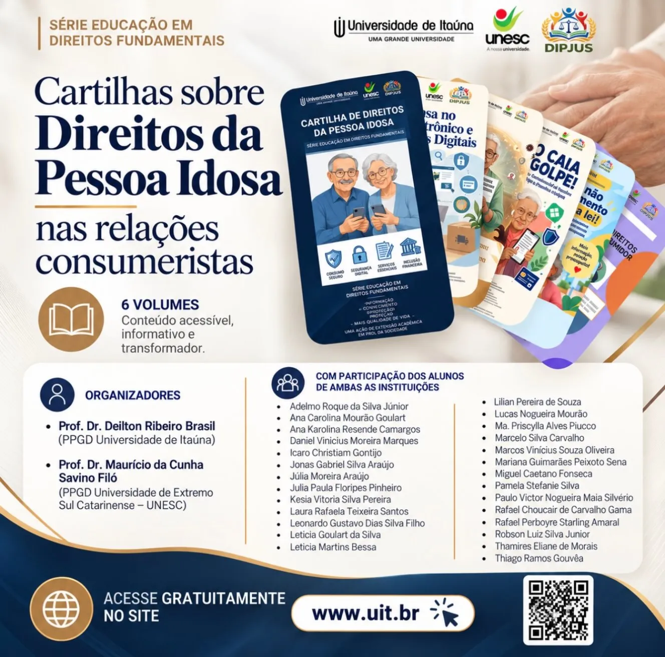 Cartilhas Gratuitas: Direitos da Pessoa Idosa