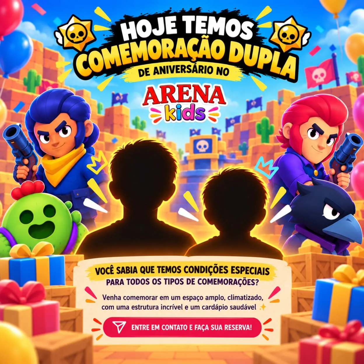 Arena Kids: espaço para festas e aniversários