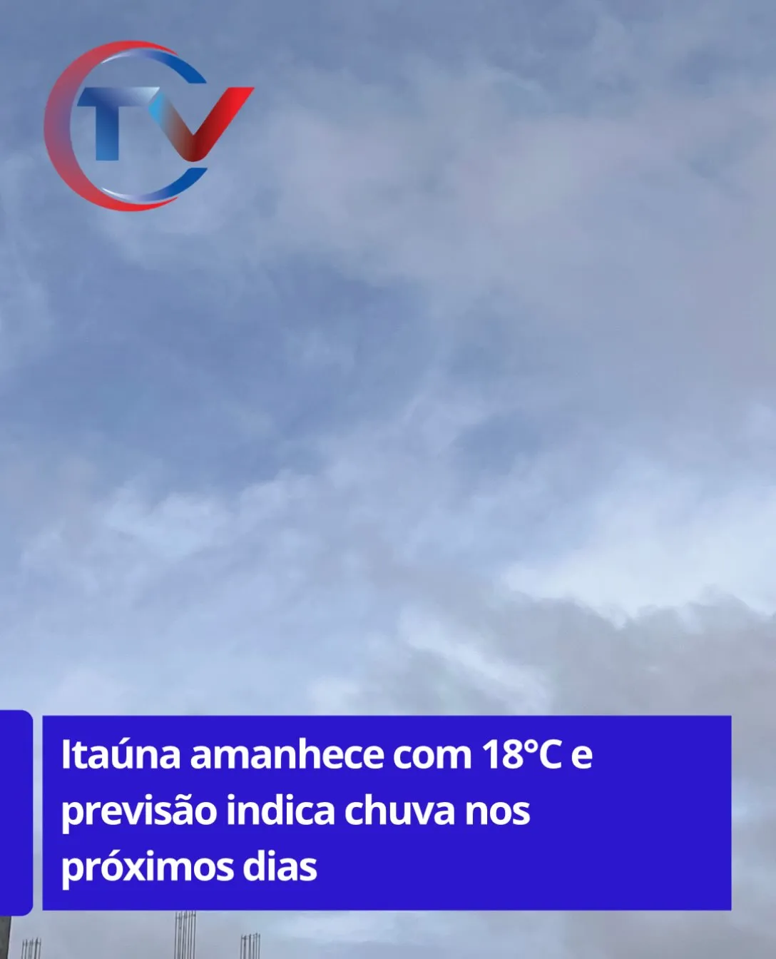 Previsão do tempo em Itaúna: chuva na quinta e alerta de tempestades