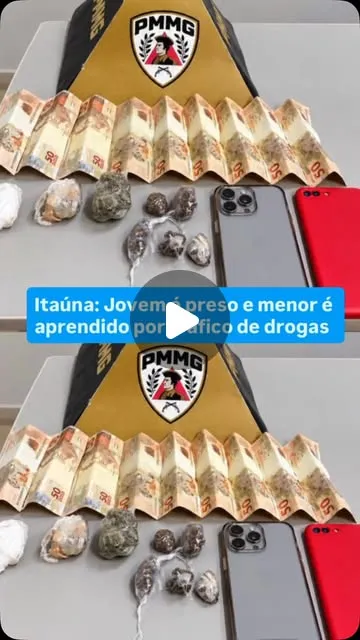 Operação policial apreende drogas em Itaúna