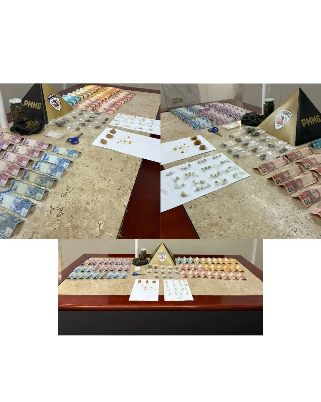 Mulher e dois homens são presos por suspeita de tráfico de drogas em Itaúna