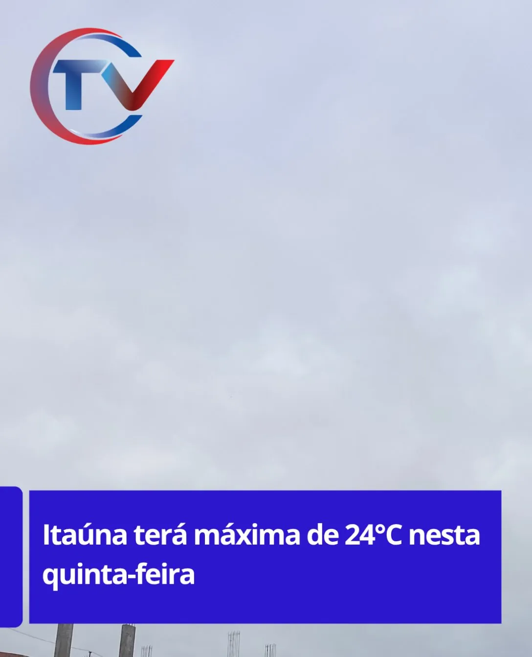 Previsão do tempo em Itaúna: quinta nublada com chuva