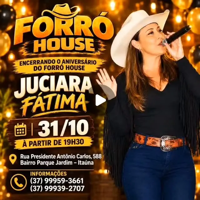 Forró House com Juciara Fátima – Mês de Aniversário