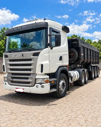 SCANIA 380 ANO 2009 - CARRETA ROSSET BASCULANTE 2014