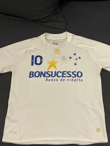 Camisa Cruzeiro autografada Alex