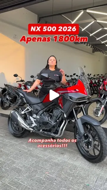 Honda NX 500 2026 – Apenas 1.800 km