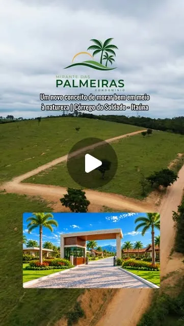 Lotes à venda no Condomínio Mirante das Palmeiras