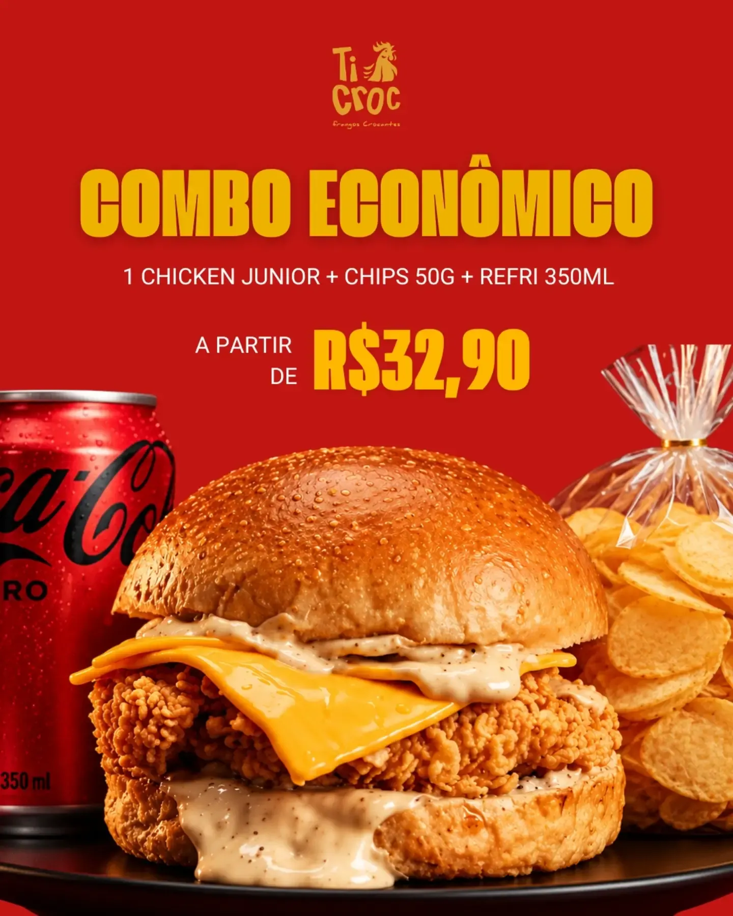 Frango Crocante Ticroc – Delivery em Itaúna