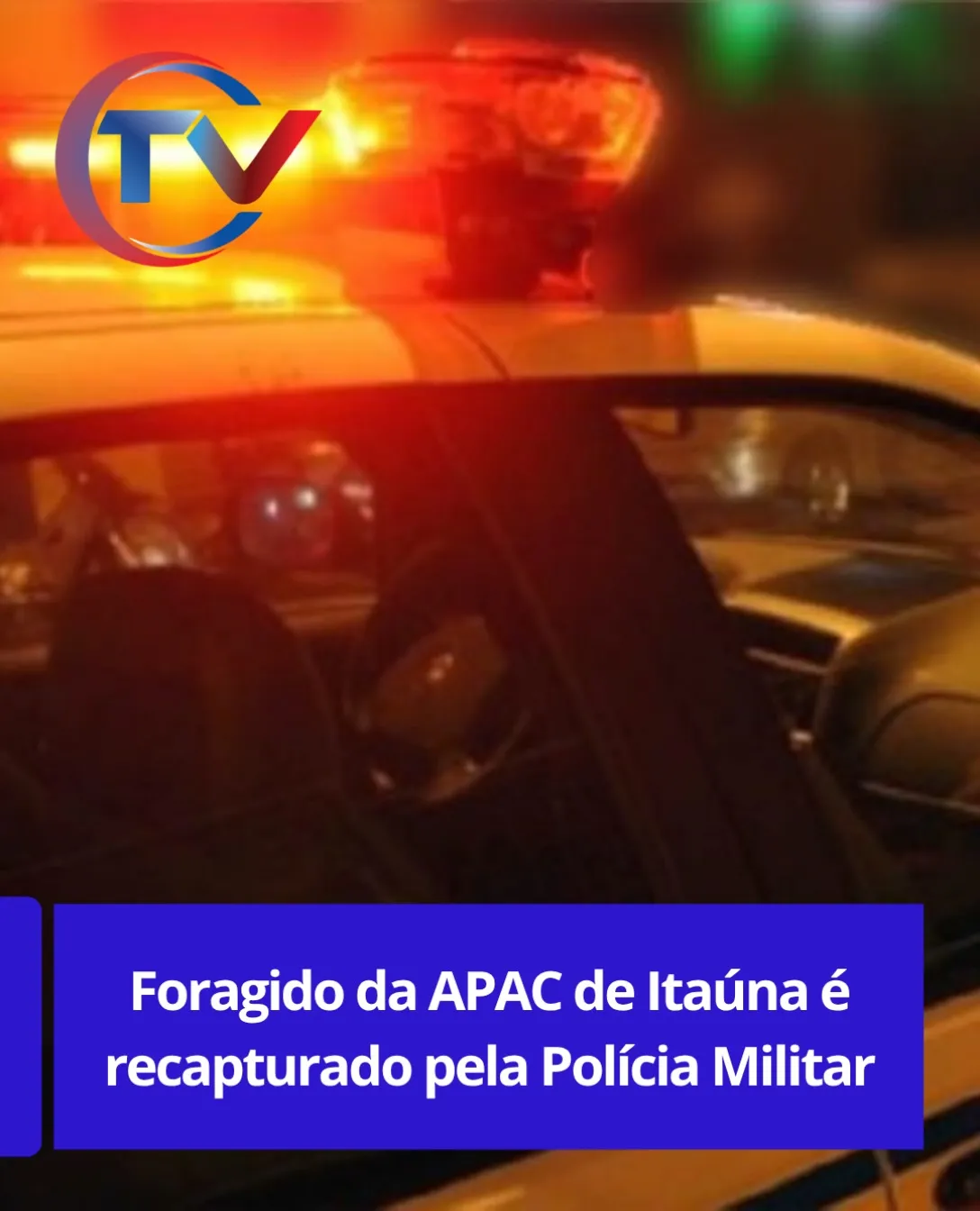 Foragido da APAC de Itaúna é recapturado no Morada Nova