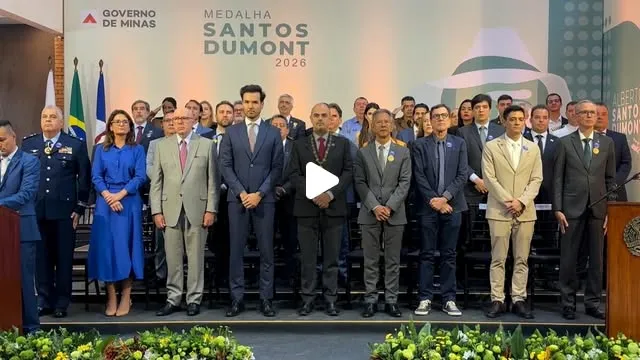 Medalha Santos Dumont 2026 homenageia personalidades