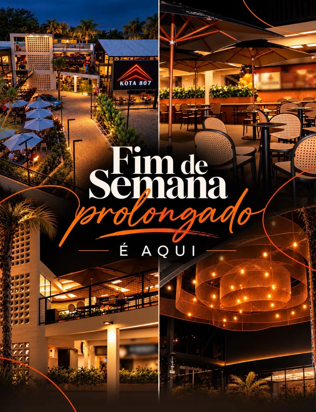 Fim de semana prolongado no Kota 807 Open Mall