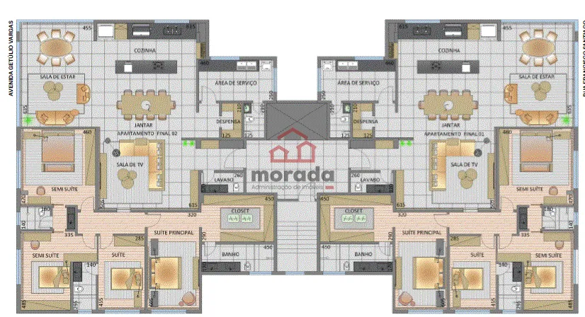 Apartamento à venda, 4 quartos, 2 suítes, 3 vagas, CENTRO