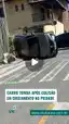 Carro tomba após colisão com picape no Piedade