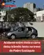Acidente entre moto e carro no Padre Eustáquio