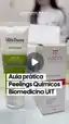 Aula prática de peelings químicos no curso de Biomedicina