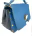 bolsa tiracolo jimmy choo azul couro
