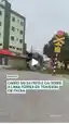 Carro sai da pista e cai sobre linha férrea em Itaúna