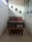 Conjunto banco e mesa rústico
