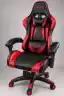 Cadeira Gamer X-ZONE Preta e Vermelha com Almofadas Lombar e Pescoço